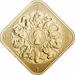 Front of the Queen's Beasts 1 oz - The Royal Mint