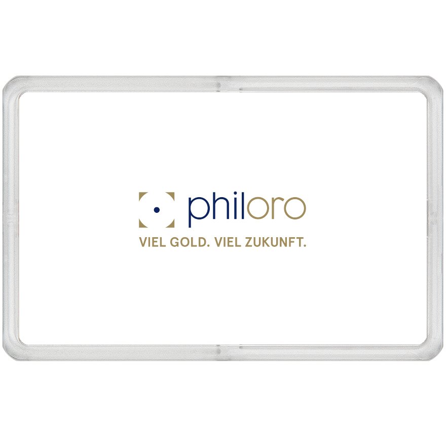 View 2: Goldbarren 0,5 g - philoro Geschenkkarte "Frohe Ostern"