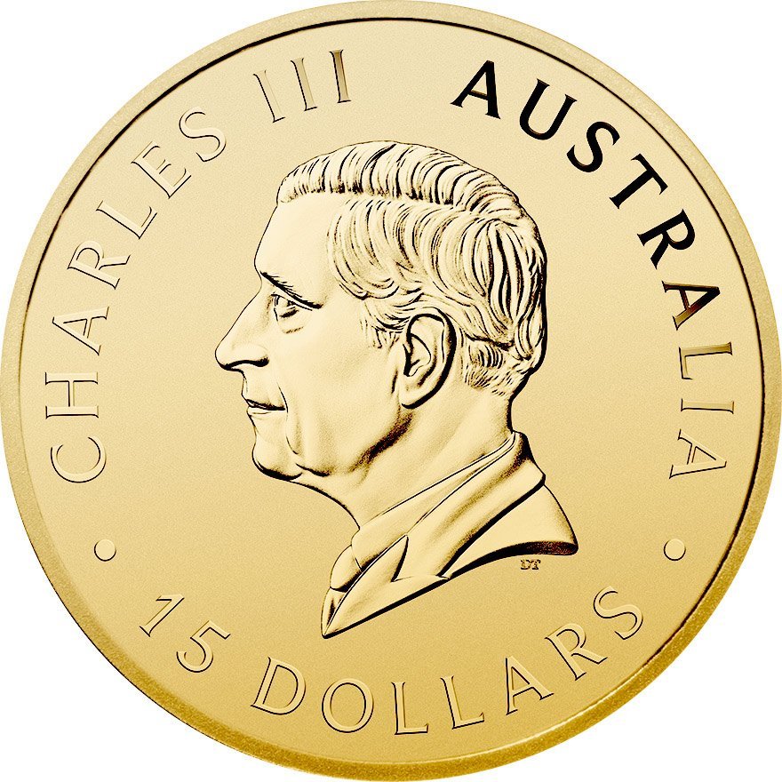 Back of the Gold Kangaroo 1/2 oz - 2026