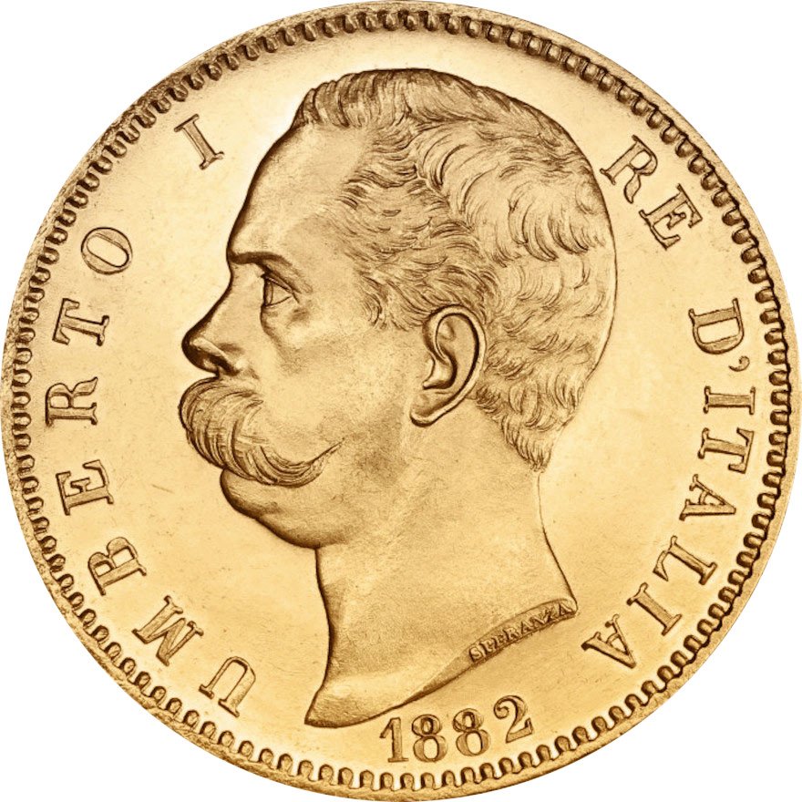 View 1: Gold 20 Lire Italien - diverse Jahrgänge