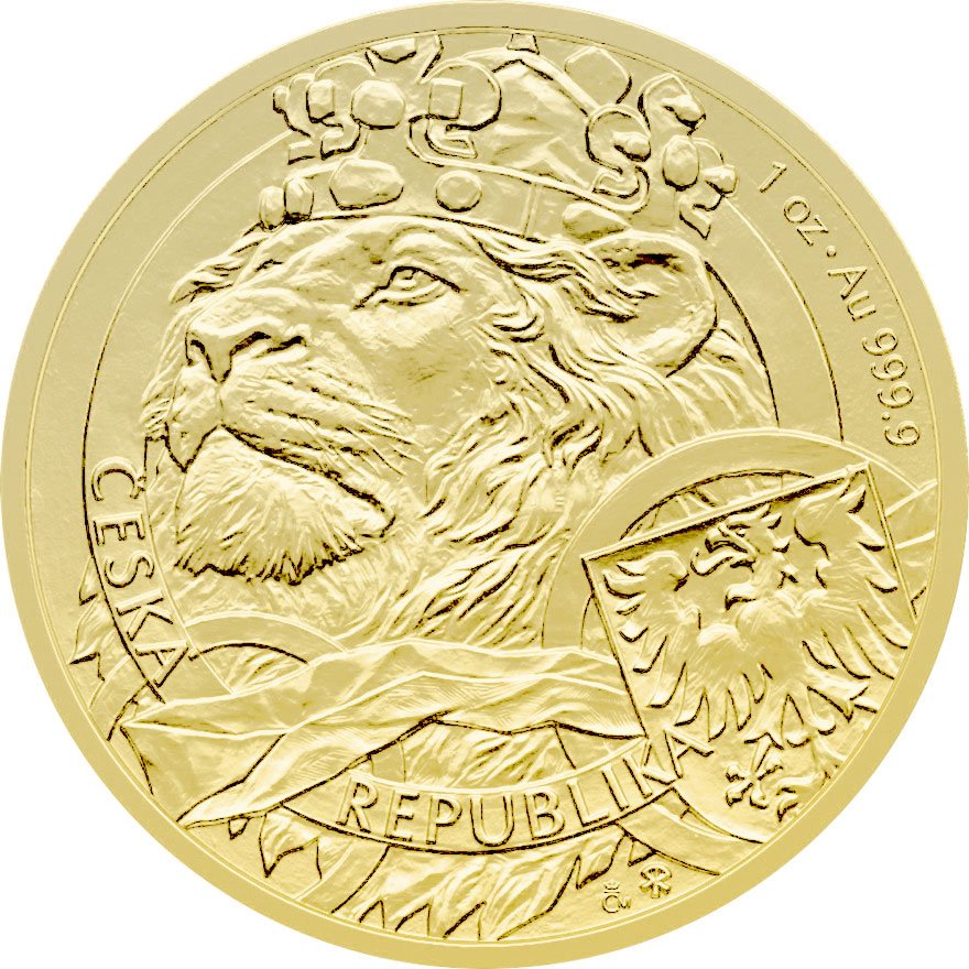 View 1: Gold Tschechischer Löwe 1 oz - 2025