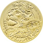 Gold Tschechischer Löwe 1/2 oz - 2025