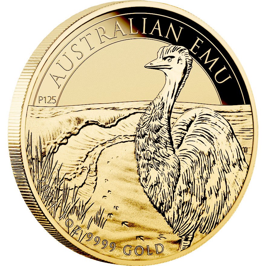 View 2: Gold Emu 1 oz - 2024