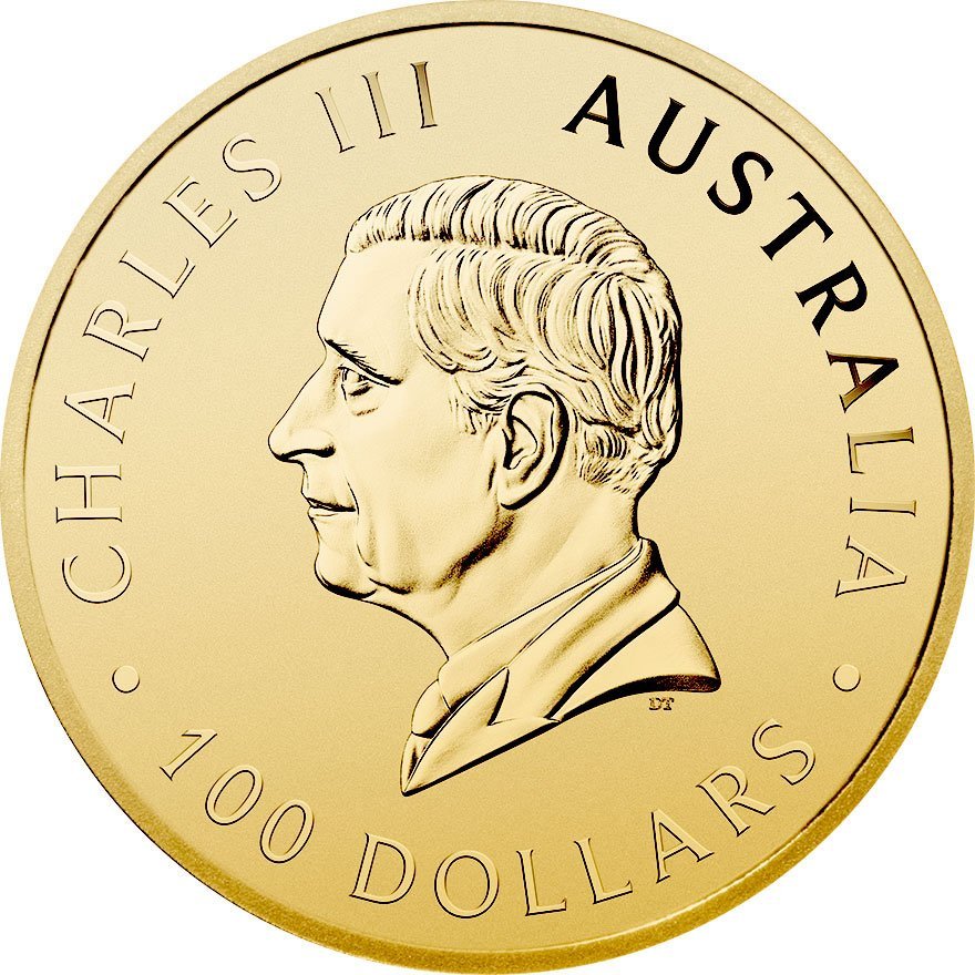 Back of the Gold Swan 1 oz - 2025