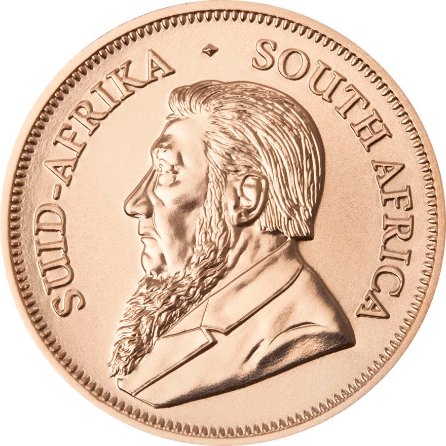 Front of Gold Krugerrand 1 oz 2026
