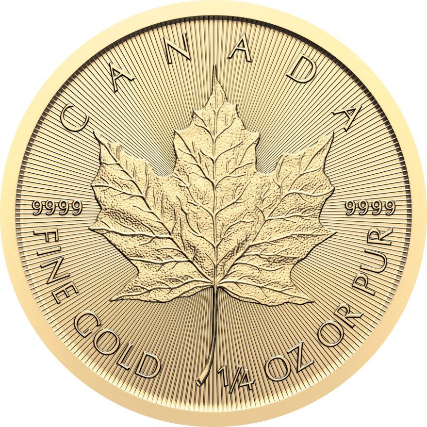 View 1: Gold Maple Leaf 1/4 oz - 2025