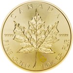 Front of the Gold Maple Leaf 1 oz - 2026