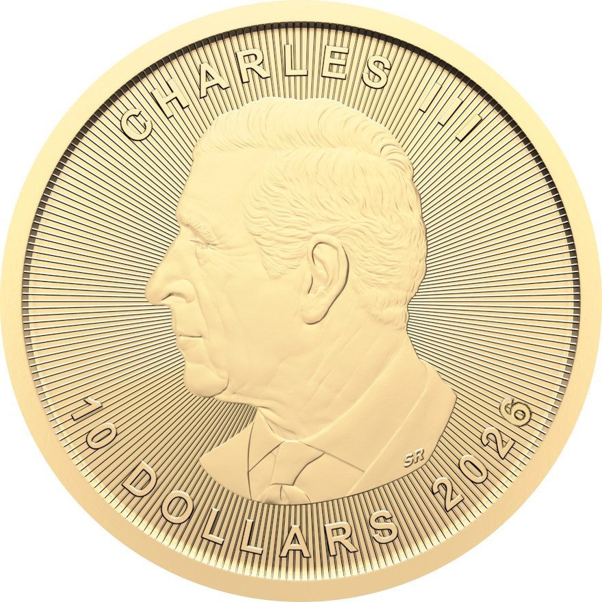 Back of Gold Maple Leaf 1/4 oz - 2026