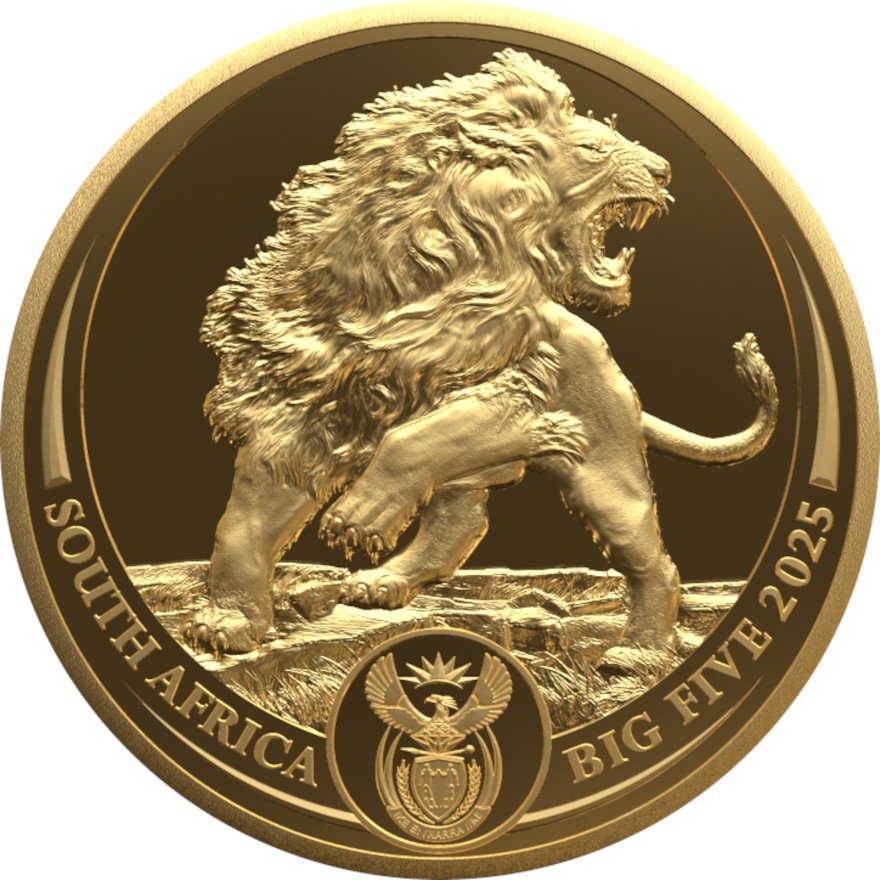 View 1: Gold Löwe 1 oz PP - Big Five Serie III - 2025