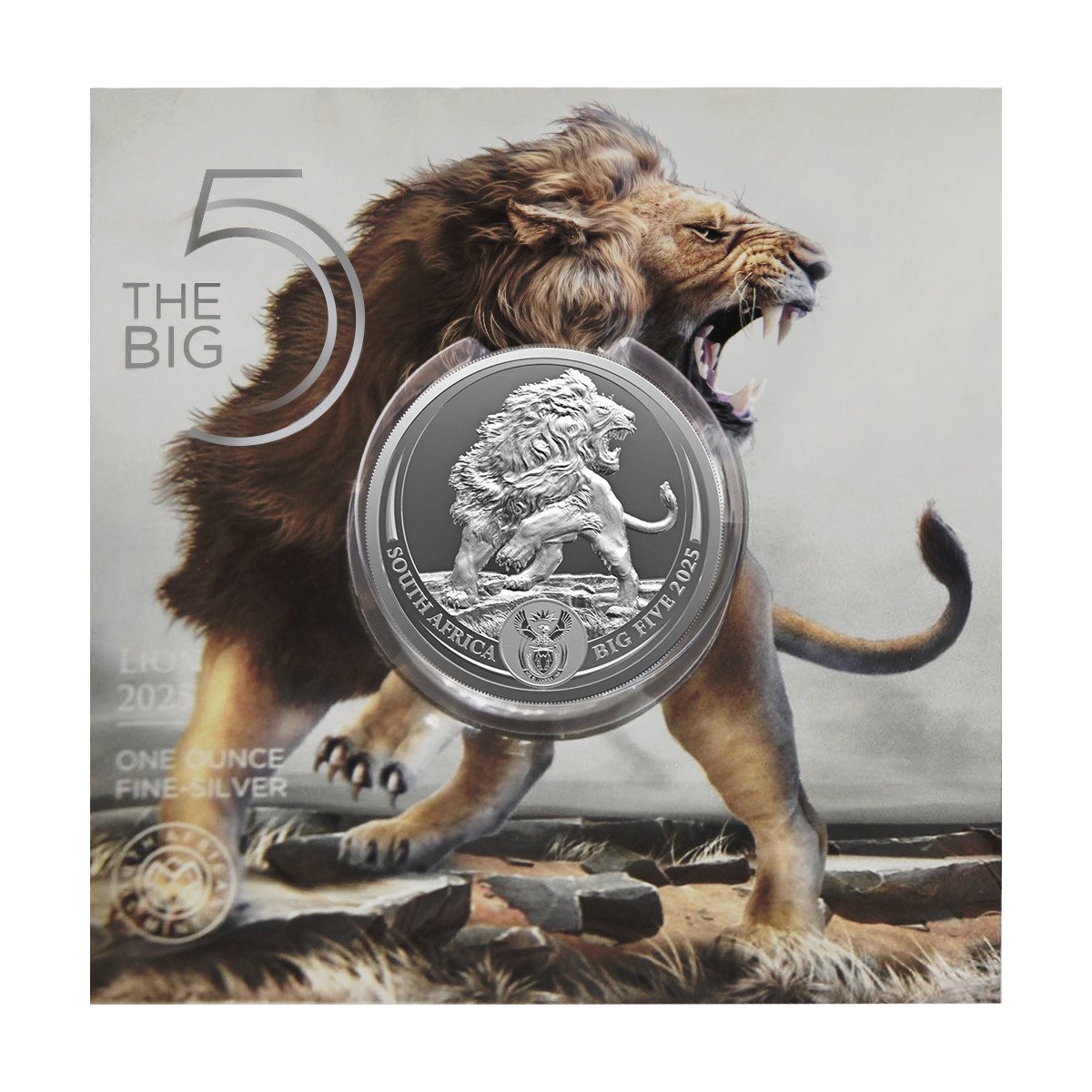 View 3: Silber Löwe 1 oz - Big Five Serie III - 2025