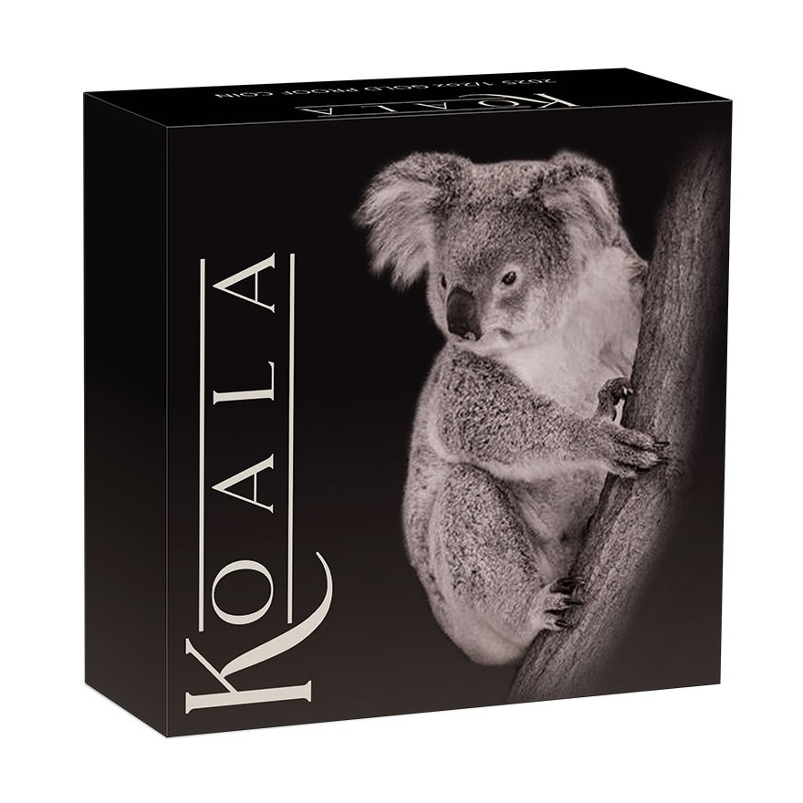 Gold Koala 1/2 oz PF – First Issue in coin box