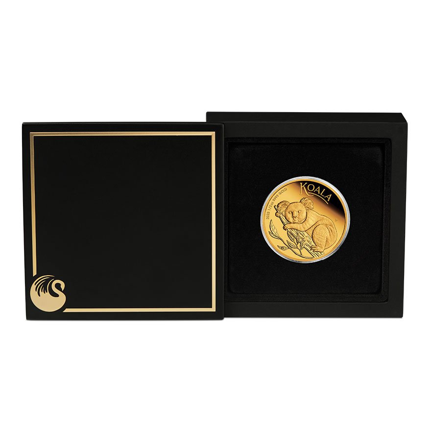 Gold Koala 1/2 oz PF – First Issue in original coin case