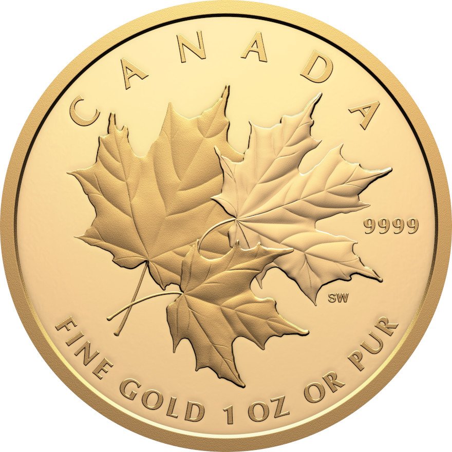 View 1: Gold Triple Maple Leaf 1 oz PP - 2025