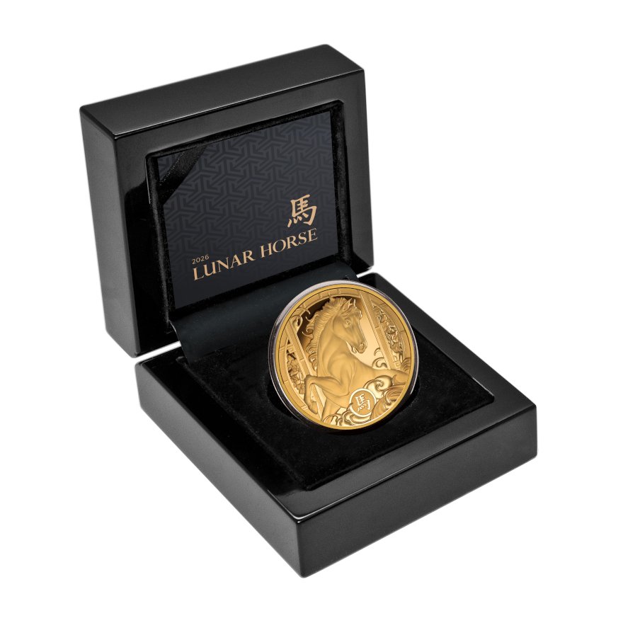 Coin Case of the Gold Lunar Horse – 1 oz PF – 2026
