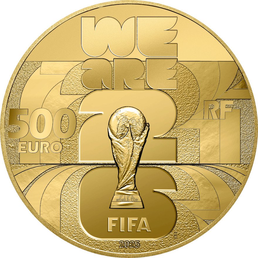Back of Gold 2026 World Cup 5 oz Reverse Proof 026 World Cup 5 or RP 