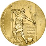 Front of Gold 2026 World Cup 5 oz Reverse Proof 