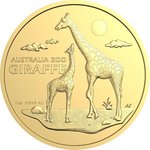 Gold Australia Zoo 1 oz - Giraffe - RAM 2024