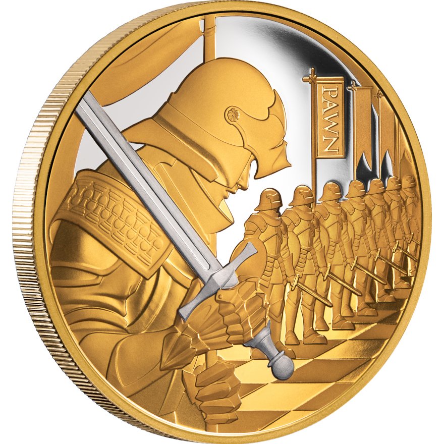 Gold Schachbauer 1 oz PP - Platinbeschichtet 2026