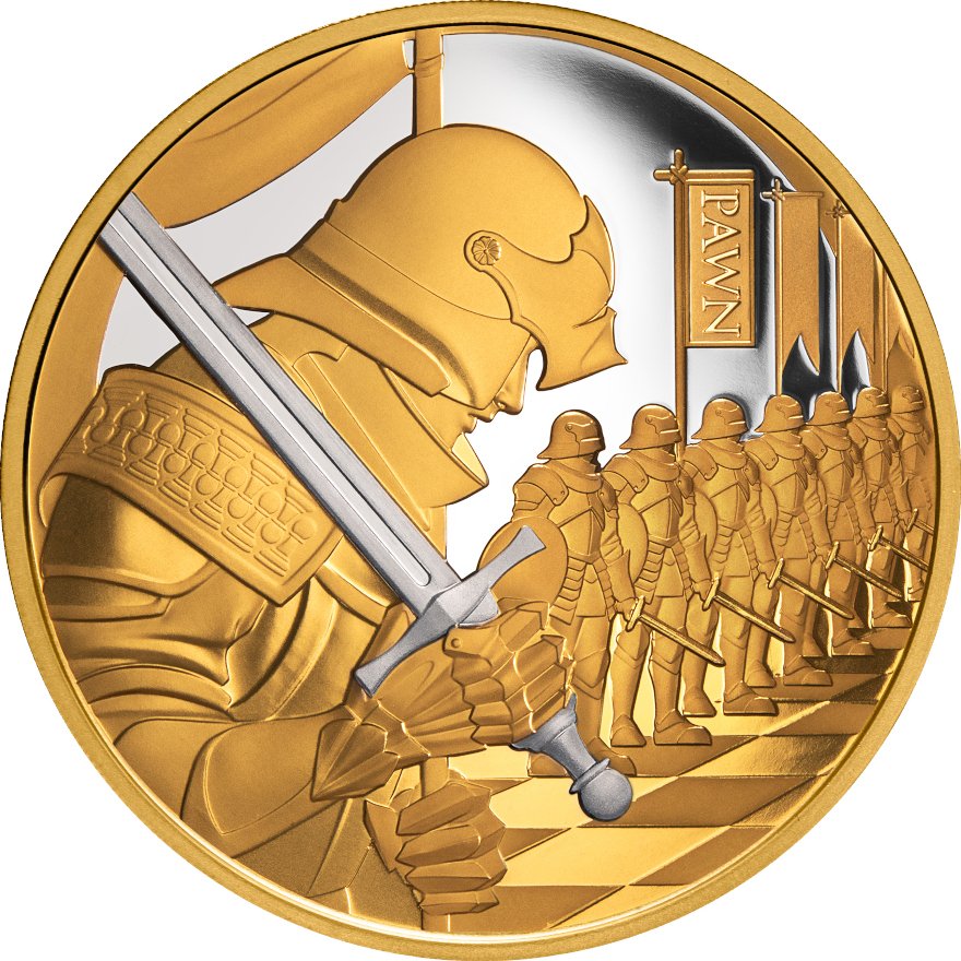 Gold Schachbauer 1 oz PP - Platinbeschichtet 2026
