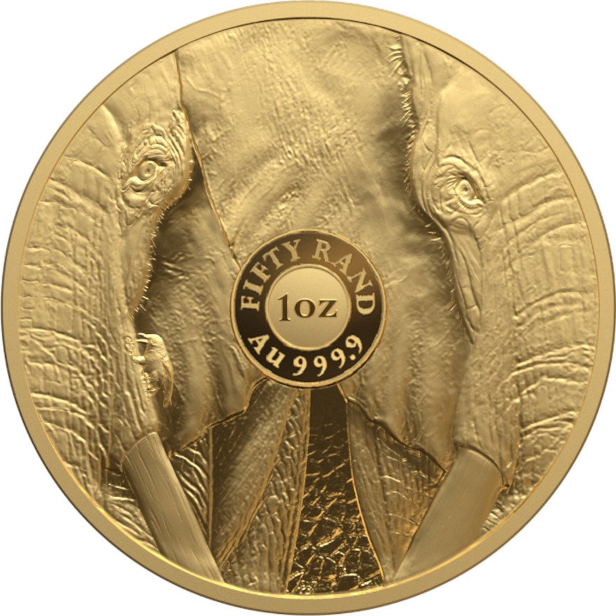 View 2: Gold Elefant 1 oz PP - Big Five Serie III - 2024