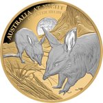 Front of Gold Greater Bilby 1 oz Proof - 2026