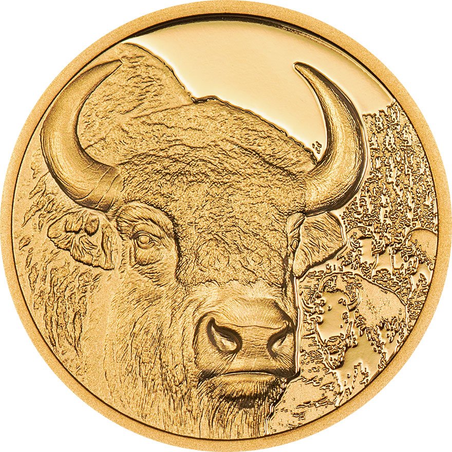 View 1: Gold Bison 1/10 oz PP - High Relief 2025