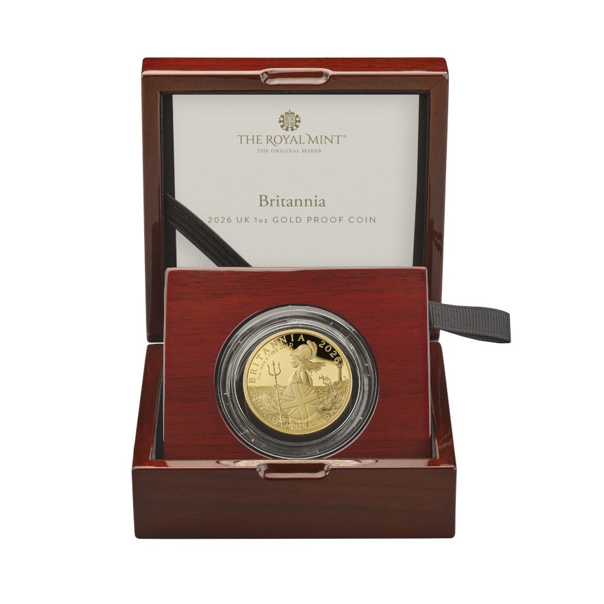 Case of Gold Britannia 1 oz Proof - 2026