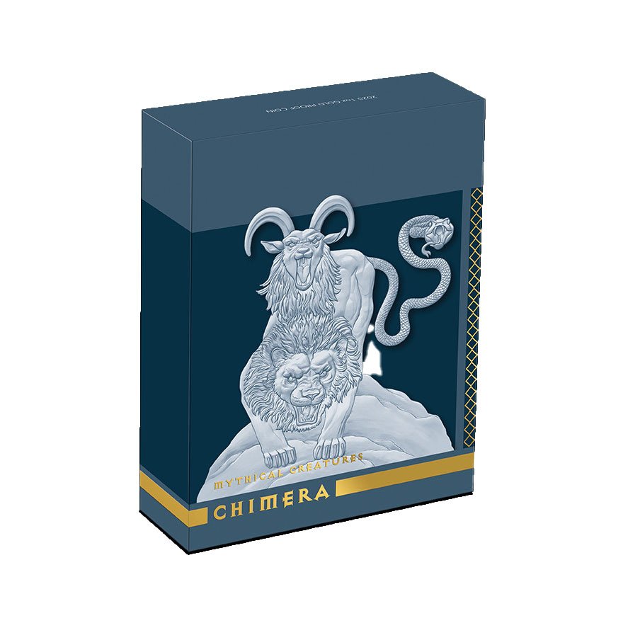 View 5: Gold Mythical Creatures 1 oz PP - Chimera 2025