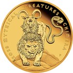 Gold Mythical Creatures 1 oz PP - Chimera 2025