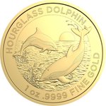 Gold Hourglass Dolphin 1 oz - RAM 2024