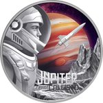 Silber Jupiter from Callisto 1 oz PP - 2026 Front of Silver Jupiter from Callisto 1 oz PF - 2026
