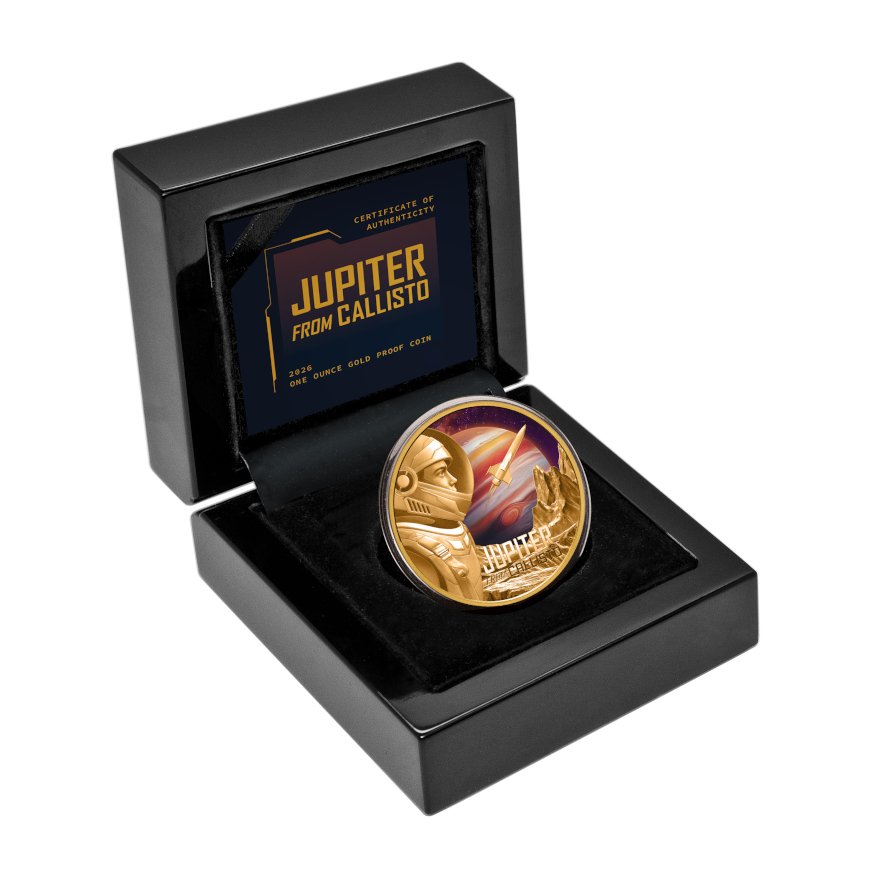 Coin Case of Gold Jupiter from Callisto 1 oz PF - 2026