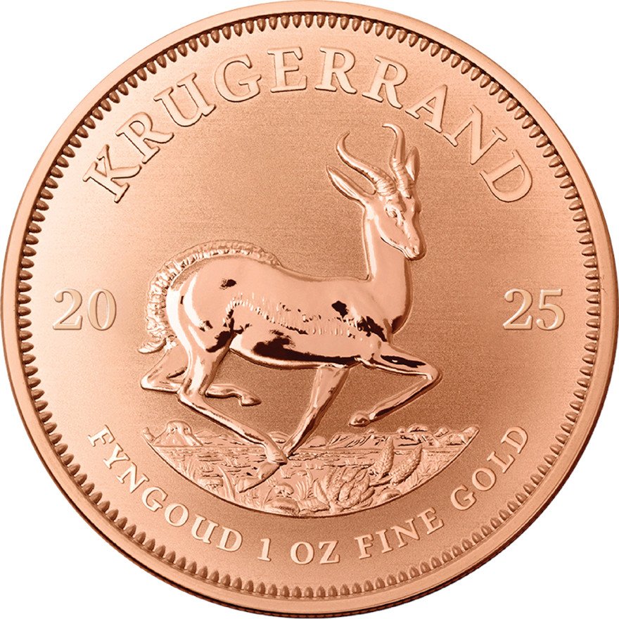 Front of the Gold Krugerrand 1 oz RP - 2025