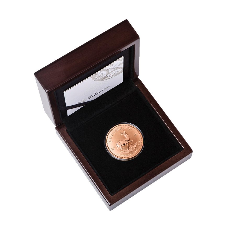 Gold Krugerrand 1 oz RP - 2025 in the original coin case