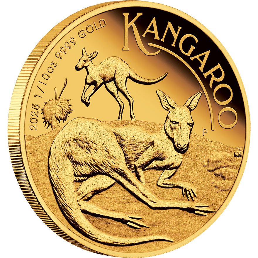 View 2: Gold Känguru 1/10 oz PP - 2025