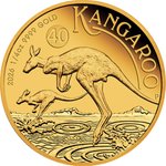 Front of Gold Kangaroo 1/4 oz Proof 2026