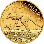 Front of Gold Kangaroo 1/10 oz Proof 2026