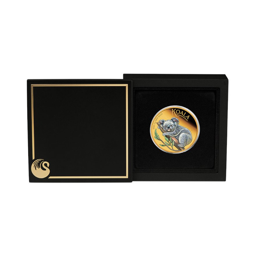 Gold Koala 1 oz PF - coloured 2025 in original coin case