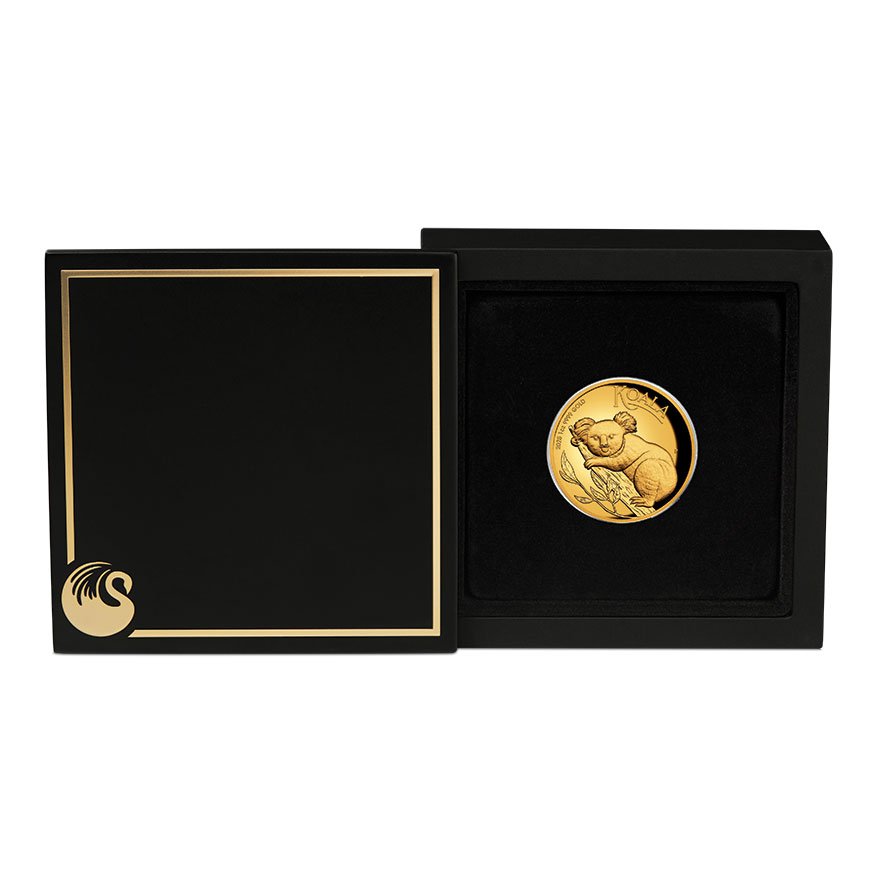 Gold Koala 1 oz Proof- High Relief 2025 in the original coin case
