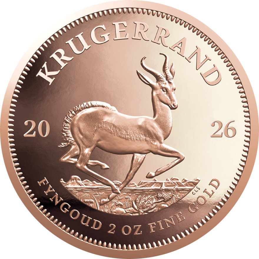Front of the Gold Krugerrand PF 2026