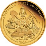 Gold Australia's First Gold Rush 1 oz PP - 175th Anniversary - 2026