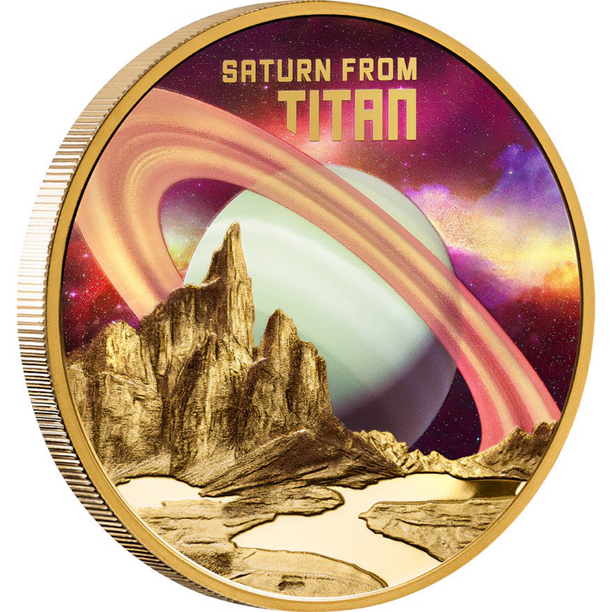 View 2: Gold Saturn from Titan 1 oz PP - 2025