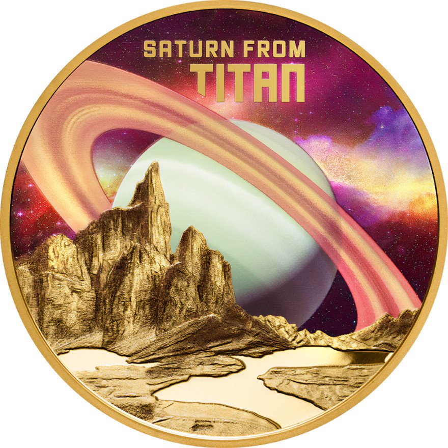 View 1: Gold Saturn from Titan 1 oz PP - 2025