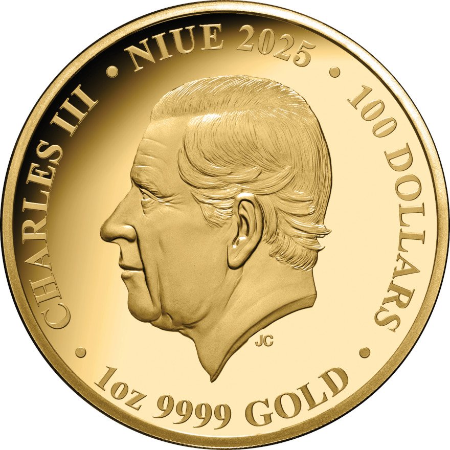 View 3: Gold Jahr der Schlange - 1 oz PP - 2025