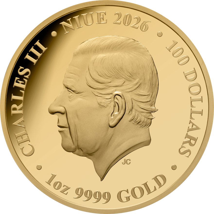 Back of Tasmanian Tiger 1 oz Proof 2026