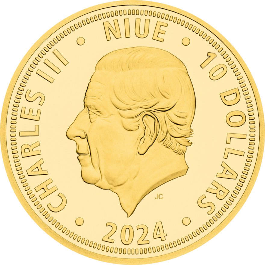 View 2: Gold Tschechischer Löwe 1/4 oz - PP - 2024 (inkl. Etui und COA)