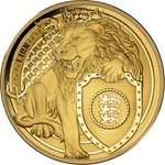 Front of the Gold Lion 1 oz Proof - Heraldic Beasts 2025