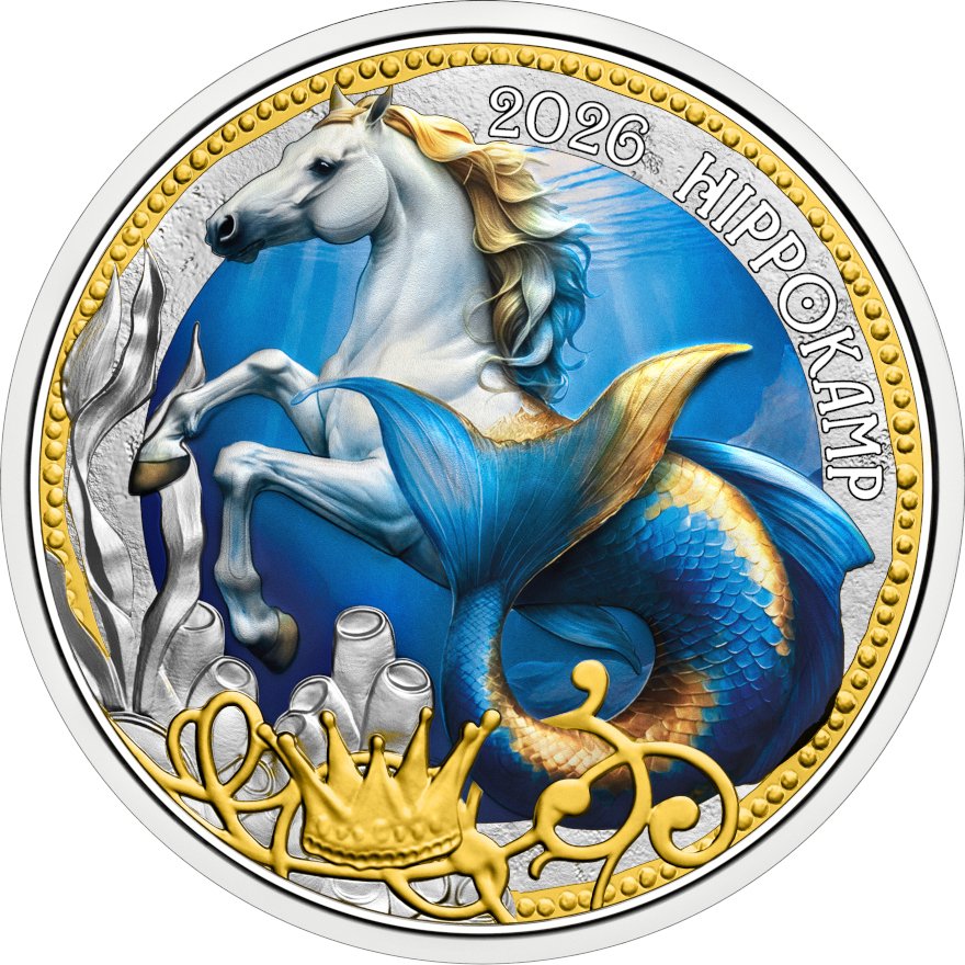 Front of the Fantastic Creatures “The Hippokamp” 3 EUR UNC – 2026