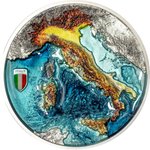 Front of Silver Repubblica Italiana 2 oz PF - 2025