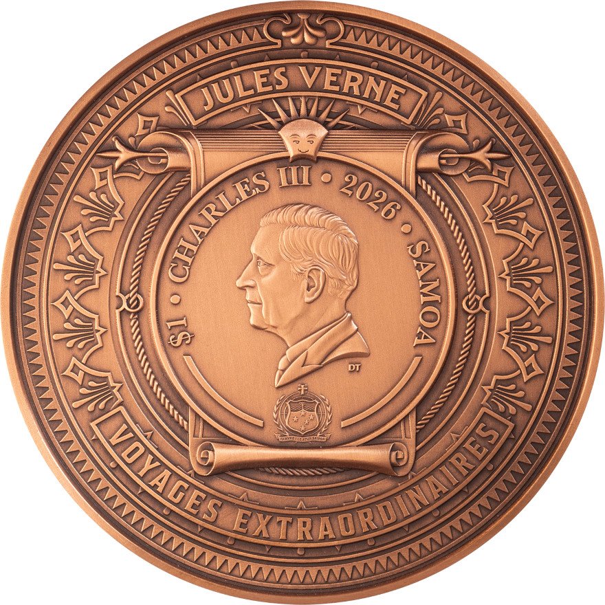 Back of Jules Verne – Rotating High Relief 2026